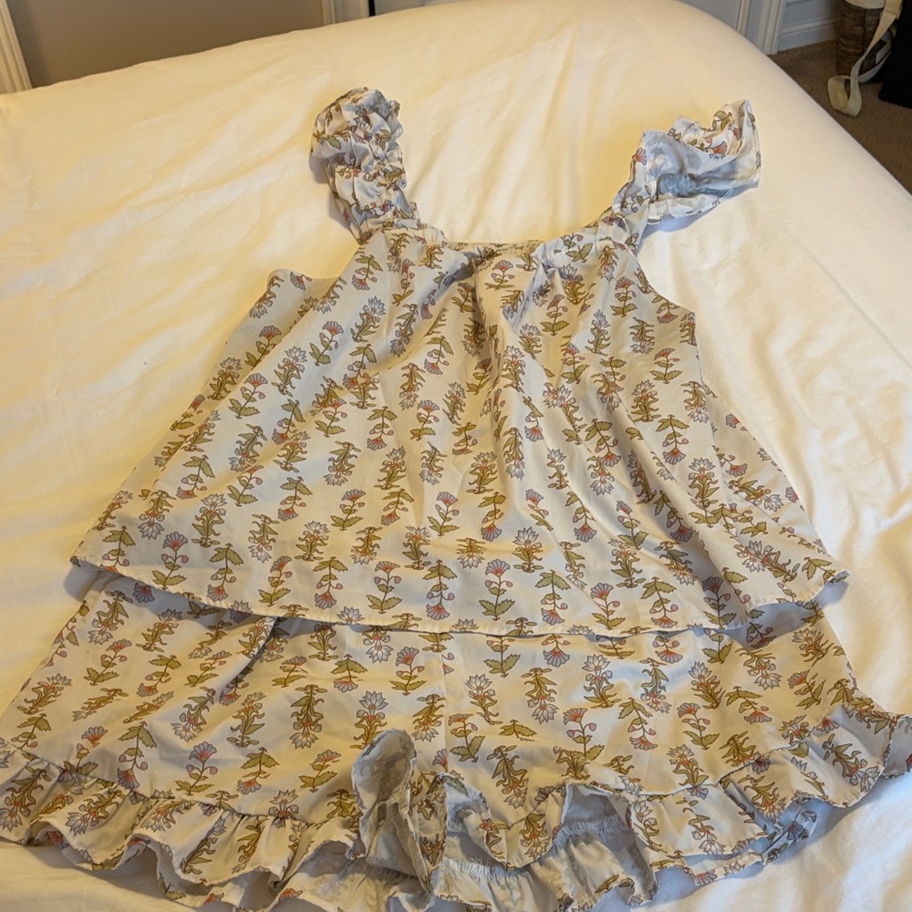 Floral Print Pajama Set